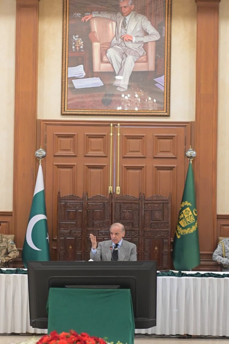 Federal Govt, military leadership work together for sustainable peace, development in KP: PM